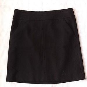 Loft black mini skirt